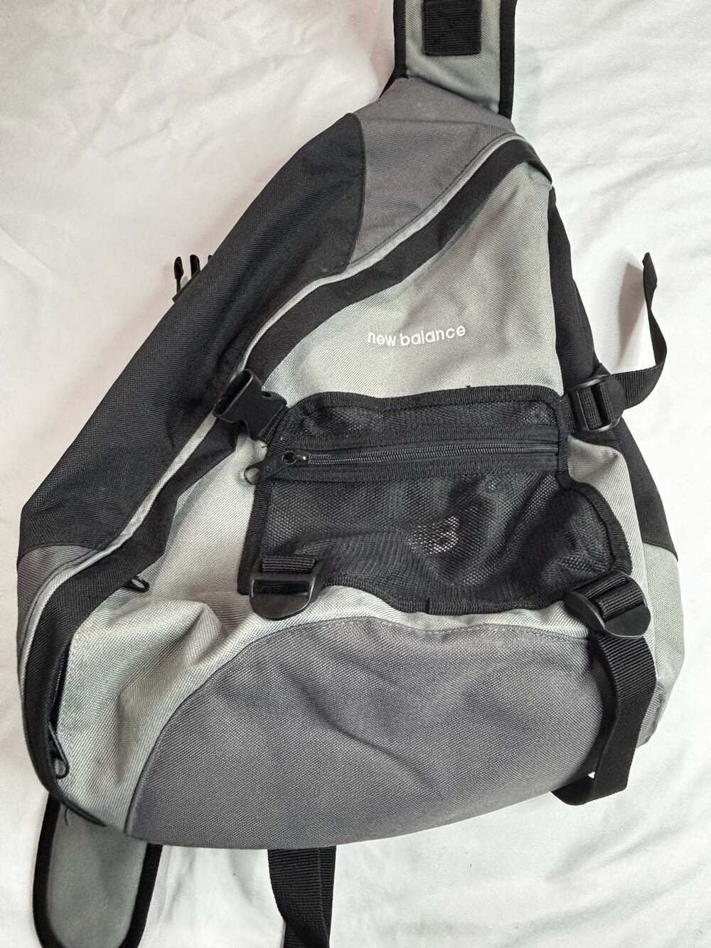 New Balance Sling Backpack Bag Gray